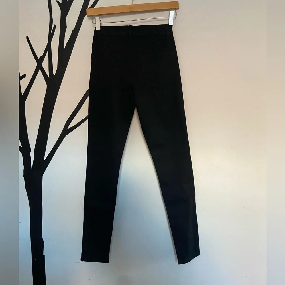 NWT Reformation Harper mid rise skinny jeans in black